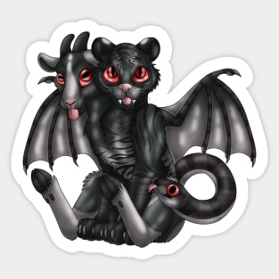 Chimera Cubs: Black Tiger Sticker